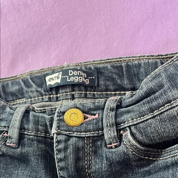 Levi's Kids' Denim Jeans with Embroidery Size 2T - Picture 5 of 6